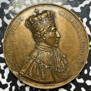 1825 France Charles X Coronation At Reims Medal Lot#OV801 51mm