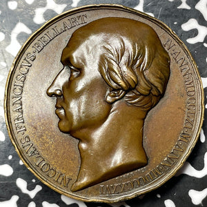 1829 France Nicholas Bellart Medal By Barre Lot#OV1151 Rim Dings, 51mm