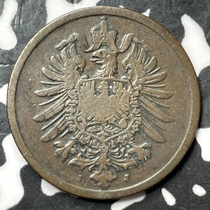 1876-J Germany 2 Pfennig Lot#D5854