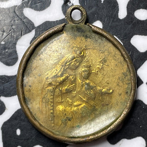 Undated Jesus Religious Medalet Lot#D6208 19mm
