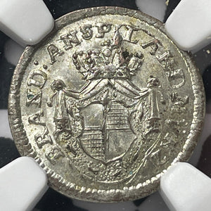 1788-S Germany Brandenburg-Ansbach 1 Kreuzer NGC MS64 Lot#G6734 Choice UNC!