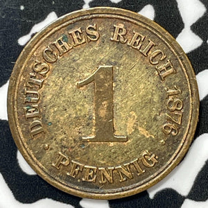 1876-A Germany 1 Pfennig Lot#M5114