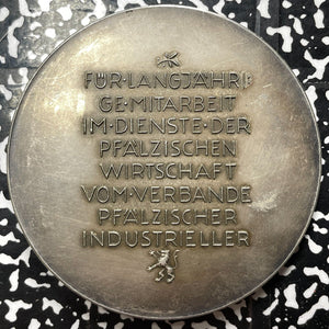 1930 Germany Pfalz Association Of Palantine Industrialists Medal Lot#OV596 80mm