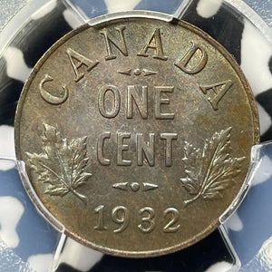 1932 Canada Small Cent PCGS MS63BN Lot#G5843 Choice UNC!