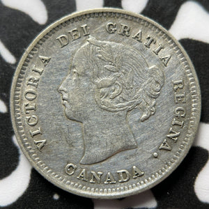 1888 Canada 5 Cents Lot#JM6503 Silver! Nice!