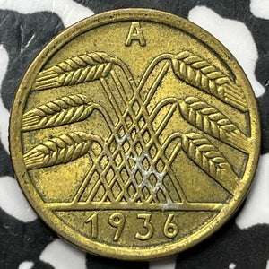 1936-A Germany 5 Pfennig Lot#D5710