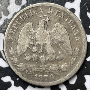 1879-Cn D Mexico 50 Centavos Lot#D4908 Silver!