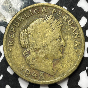 1948 Peru 20 Centavos Lot#M3804