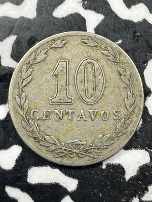 1912 Argentina 10 Centavos Lot#M1022