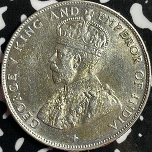 1920 Straits Settlements 50 Cents Lot#D5084 Silver! Nice!