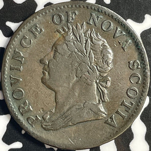 1832 Nova Scotia 1/2 Penny Half Penny Token Lot#D4340