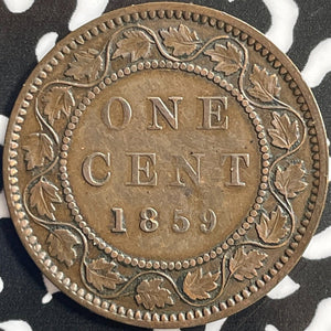 1859 Canada Large Cent Lot#D6360 Nice!