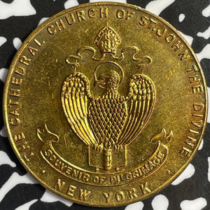 Undated U.S. New York St. John Church Medal Lot#D1107 33mm