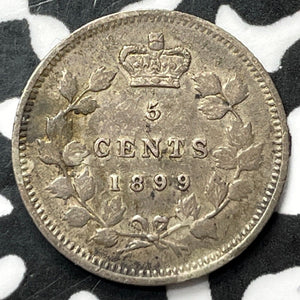 1899 Canada 5 Cents Lot#D5304 Silver!