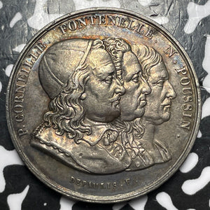 1744 France Royal Academy Of Science & Arts Medal Lot#JM6308 Silver! 33mm