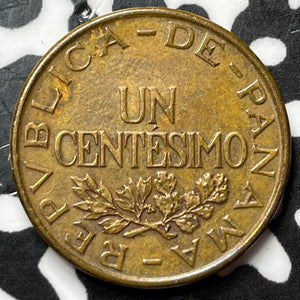 1937 Panama 1 Centesimo Lot#D5258 Nice!