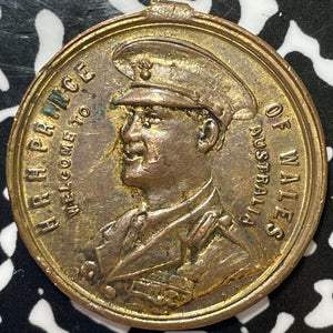 1929 Australia Prince of Wales Visit Medal Lot#M6351