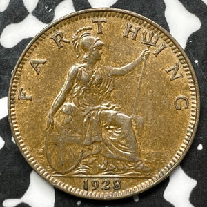 1928 Great Britain Farthing (17 Available) (1 Coin Only)