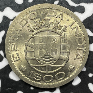 1959 Portuguese India 1 Escudo (4 Available) High Grade! Beautiful!(1 Coin Only)