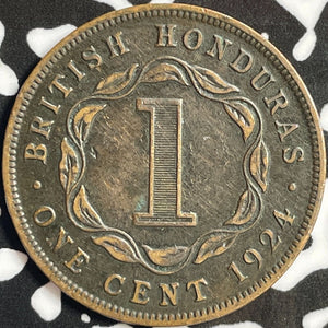 1924 British Honduras 1 Cent Lot#D3075