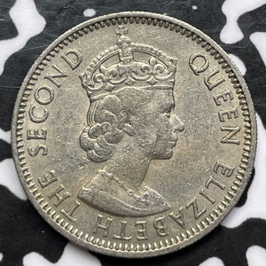 1963 British Honduras 25 Cents (5 Available) Low Mintage (1 Coin Only)