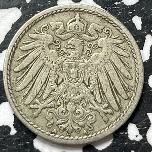 1902-A Germany 5 Pfennig (6 Available) (1 Coin Only)