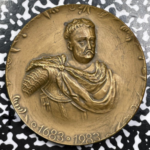 1983 Poland John III Turkish Wars Medal Lot#OV984 70mm