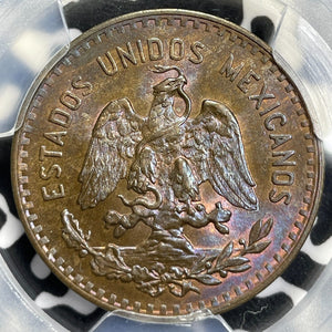 1929-Mo Mexico 5 Centavos PCGS MS65BN Lot#G5007 Gem BU!