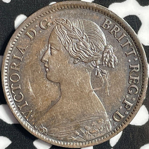 1861 Nova Scotia 1/2 Cent Half Cent Lot#D5046 High Grade! Beautiful!