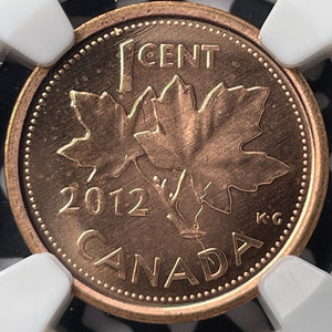 2012 Canada Small Cent NGC MS67RD Lot#G6459 Gem BU! Top Graded!