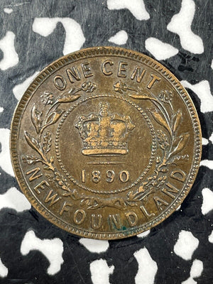 1890 Newfoundland Large Cent Lot#M2018 Nice!