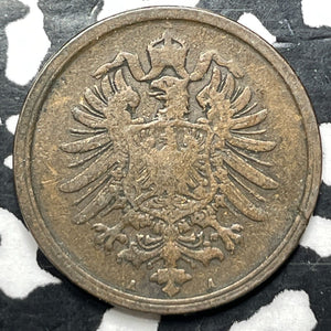 1876-A Germany 2 Pfennig Lot#M1157