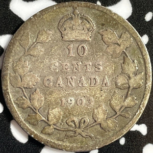1903 Canada 10 Cents Lot#D4828 Silver!