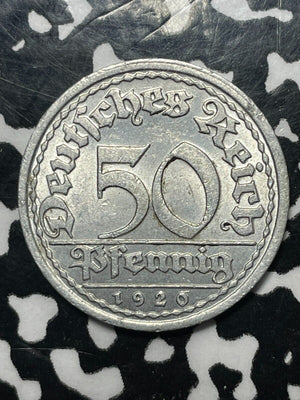 1920-J Germany 50 Pfennig Lot#V9894 High Grade! Beautiful!