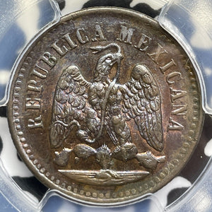 1890-Mo Mexico 1 Centavo PCGS MS63BN Lot#G5115 Choice UNC!