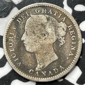 1888 Canada 10 Cents Lot#D6316 Silver!