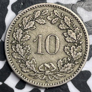 1885 Switzerland 10 Rappen Lot#D6062
