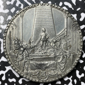 1750 Latvia Courland Death Of Maurice Medal Lot#OV1074 Czapski-2741, 56mm
