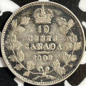 1909 Canada 10 Cents Lot#D4675 Silver!