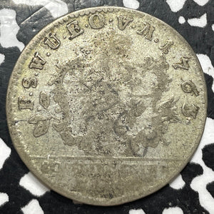 1763-FS Germany Saxe-Weimar-Eisenach 1/6 Thaler Lot#M1521 Silver! Scarce! KM#122