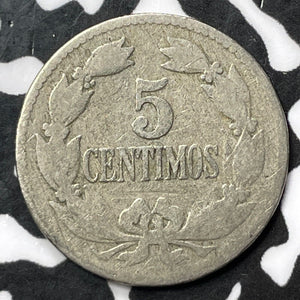 1927 Venezuela 5 Centimos Lot#D1455