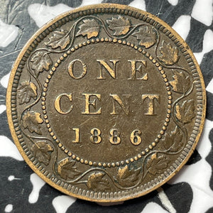 1886 Canada Large Cent Lot#D6321 Nice!