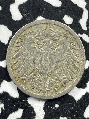 1900-J Germany 5 Pfennig Lot#M0845