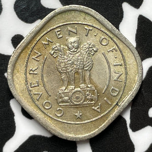 1950 India 1/2 Anna Half Anna Lot#M3884