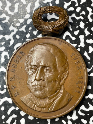 1871 Germany Daniel Auber Bronze Medal Lot#OV831 56mm