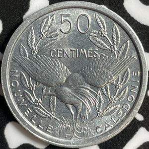 1949 New Caledonia 50 Centimes Lot#D5936 High Grade! Beautiful!