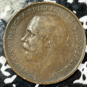 1912-H Great Britain 1 Penny (Many Available) (1 Coin Only)