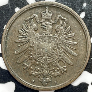 1875-F Germany 2 Pfennig Lot#M5656