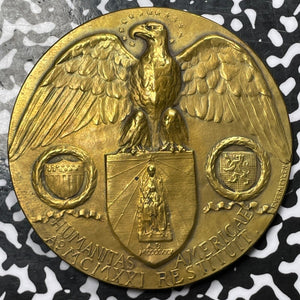 1921 Belgium Louvain University Library Rebuilt Medal Lot#OV1115 58mm