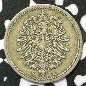 1876-H Germany 5 Pfennig Lot#M4550